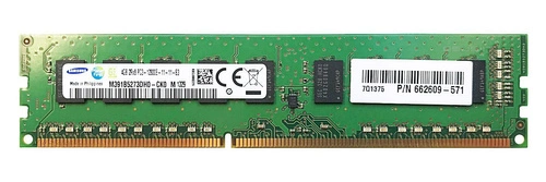 Memoria RAM 1x 4GB Samsung ECC UNBUFFERED DDR3 2Rx8 1600MHz PC3-12800 UDIMM | M391B5273DH0-CK0