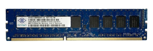 Memoria RAM 1x 4GB Samsung ECC UNBUFFERED DDR3 2Rx8 1333MHz PC3-10600 UDIMM | NT4GC72B8PB0NF-CG