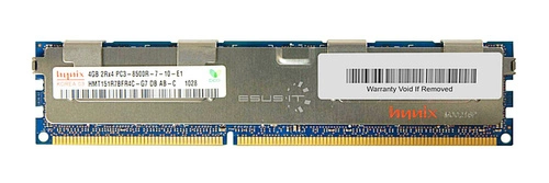 Memoria RAM 1x 4GB Hynix ECC REGISTERED DDR3 1066MHz PC3-8500 RDIMM | HMT151R7BFR4C-G7