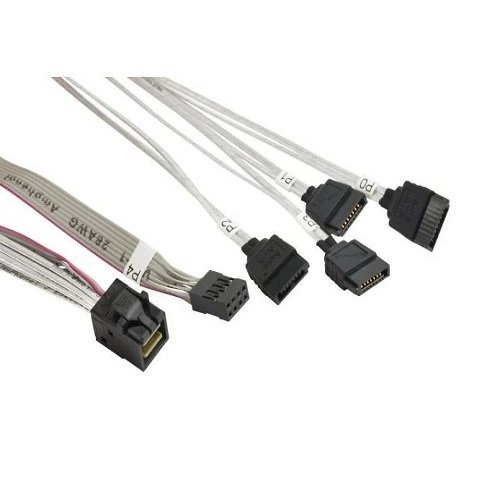 Supermicro Cavo Cross-Over Mini SAS HD to 4 SATA, 0.7m | CBL-SAST-0591