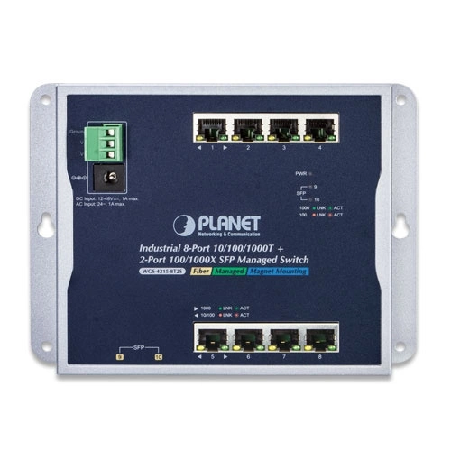 Interruttore Planet WGS-4215-8T 8x 1Gb