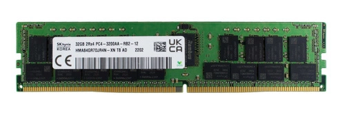 Memoria RAM 1x 32GB Hynix ECC REGISTERED DDR4 2Rx4 3200MHz PC4-25600 RDIMM | HMA84GR7DJR4N-XN
