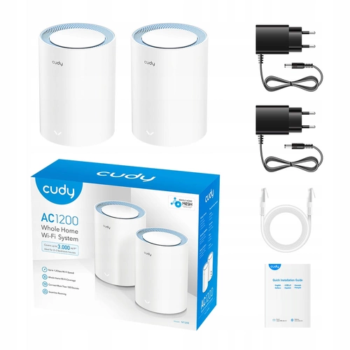 Access Point (Punto di accesso) Cudy M1200(2-PACK) 2.4 GHz | 5 GHz 867 Mbps 802.11 a/b/g/n/ac
