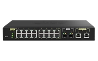 Interruttore QNAP QSW-M2116P-2T2S 16x 2.5Gb | 2x 10Gb 2x SFP+ 280 W PoE+/PoE++