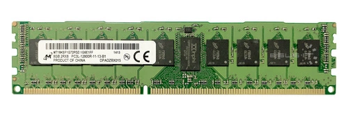 Memoria RAM 1x 8GB Micron ECC REGISTERED DDR3 1600MHz PC3-12800 RDIMM | MT18KSF1G72PDZ-1G6