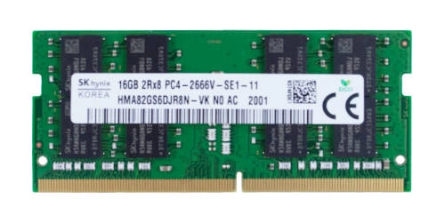 Memoria RAM 1x 16GB Hynix SO-DIMM DDR4 2666MHz PC4-21300 | HMA82GS6JJR8N-VK