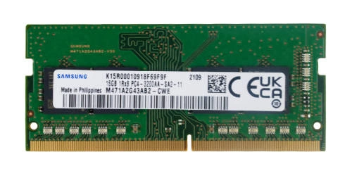 Memoria RAM 1x 16GB Samsung SO-DIMM DDR4 3200MHz PC4-25600 | M471A2G43AB2-CWE