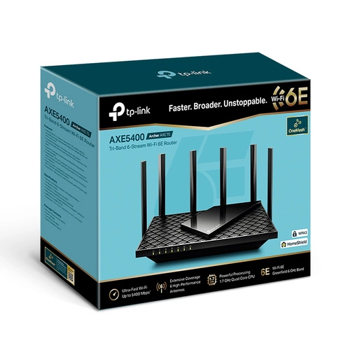 Router TP-LINK Archer AXE75 4x 1Gb 2402 Mbps