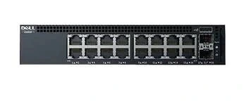 Switch DELL Serie X X1018 16x 1Gb 2x SFP 246 W PoE+