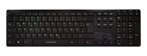 Tastiera Wired LC-Power LC-KEY-5B-ALU QWERTZ
