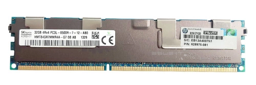 Memoria RAM 1x 32GB Hynix ECC REGISTERED DDR3 1066MHz PC3-8500 RDIMM | HMT84GR7MMR4A-G7