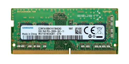 Memoria RAM 1x 8GB Samsung SO-DIMM DDR4 2666MHz PC4-21300 | M471A1K43CB1-CTD