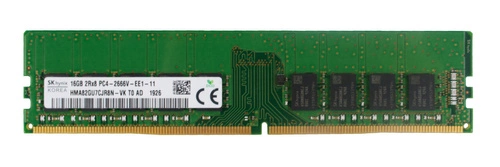 Memoria RAM 1x 16GB Hynix ECC UNBUFFERED 2Rx8 2666MHz PC4-21300 UDIMM | HMA82GU7CJR8N-VK