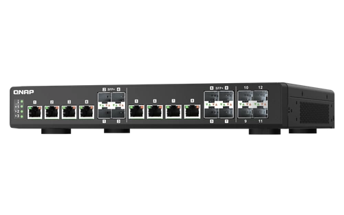 Interruttore QNAP QSW-IM1200-8C 1x 1Gb 4x SFP+ 8x RJ-45/SFP+