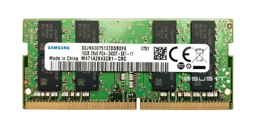 Memoria RAM 1x 16GB Samsung SO-DIMM DDR4 2400MHz PC4-19200 | M471A2K43CB1-CRC
