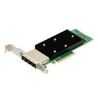 HBA BROADCOM 05-50031-02 4 Mini-SAS SFF8643/SFF8644 SAS/SATA/NVMe 12Gb/s nuovo 3 anni