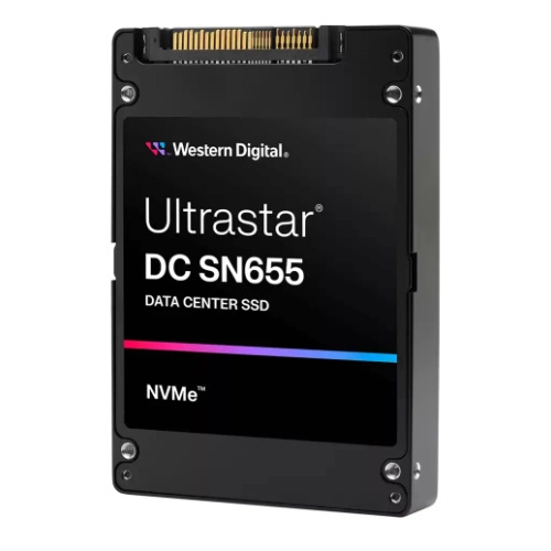 SSD disco Western Digital Ultrastar DC SN655 3,84TB U.3 NVMe PCIe TLC | 0TS2458