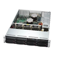 Piattaforma server Supermicro 2U 621P-TR SYS-621P-TR Intel x 2 DDR5 x 16 8 x 3.5" SATA/SAS/NVME PSU 1+0