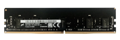 Memoria RAM 1x 8GB Micron ECC REGISTERED DDR4 1Rx8 2933MHz PC4-23400 RDIMM | MTA9ASF1G72PZ-2G9E