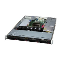 Piattaforma server Supermicro 1U 511R-W SYS-511R-W Intel x 1 DDR5 x 4 4 x 3.5" SATA/SAS/NVME PSU 1+0