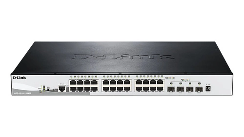 Interruttore D-Link DGS-1510-28XMP 24x 1Gb 4x SFP+ 370 W PoE+