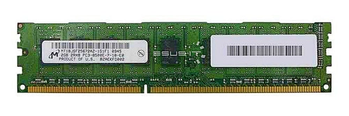 Memoria RAM 1x 2GB Micron ECC UNBUFFERED DDR3 1066MHz PC3-8500 UDIMM | MT18JSF25672AZ-1G1