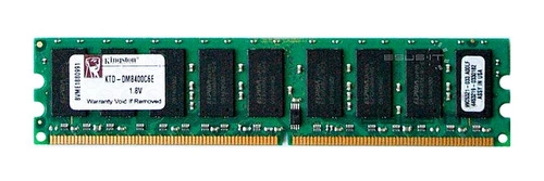 Memoria RAM 1x 2GB Kingston ECC UNBUFFERED DDR2 800MHz PC2-6400 UDIMM | KTD-DM8400C6E/2G