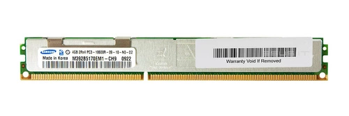 Memoria RAM 1x 4GB Samsung ECC REGISTERED DDR3 1333MHz PC3-10600 RDIMM | M392B5170EM1-CH9
