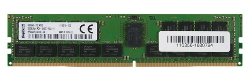 Memoria RAM 1x 32GB Kingston ECC REGISTERED DDR4 2Rx4 2400MHz PC4-19200 RDIMM | HP24D4R7D4HAI-32