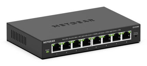 Interruttore Netgear GS308E-400EUS 8x 1Gb