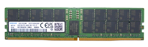 Memoria RAM 1x 64GB Samsung ECC REGISTERED DDR5 2Rx4 5600MHz PC5-44800 RDIMM | M321R8GA0EB0-CWM