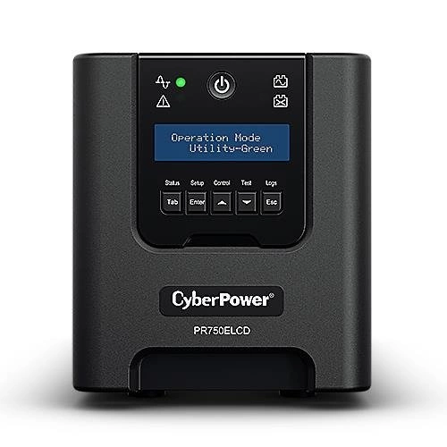 UPS CyberPower Professional Tower PR750ELCD 675W 6 sockets C13 nuovo 2 anni garanzia