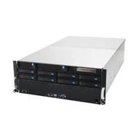 Piattaforma server ASUS 4U ESC8000A-E11-SKU1/2.2KW(2+2)/2PCIe/2NVMe 90SF0214-M002J0 AMD x 2 DDR4 x 32 10 x 2.5" SATA/SAS+2NVME PSU 2+2