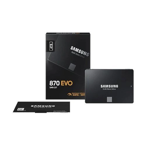 SSD disco Samsung 870 EVO 4000 2.5'' SATA 6Gb/s TLC | MZ-77E4T0B/EU