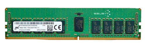 Memoria RAM 1x 16GB Micron ECC REGISTERED DDR4 1Rx4 2400MHz PC4-19200 RDIMM | MTA18ASF2G72PZ-2G3