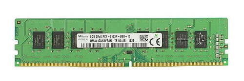 Memoria RAM 1x 8GB Hynix NON-ECC UNBUFFERED DDR4 2133MHz PC4-17000 UDIMM | HMA41GU6AFR8N-TF