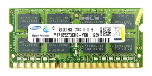 Memoria RAM 1x 4GB Samsung SO-DIMM DDR3 1600MHz PC3-12800 | M471B5273CH0-YK0