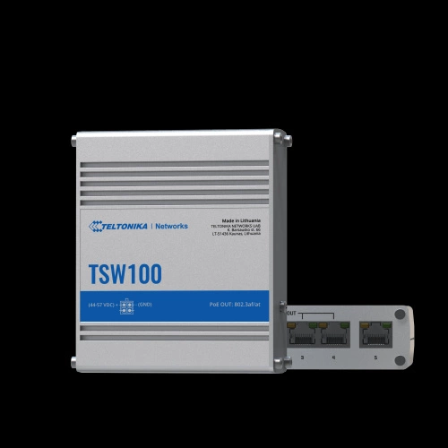 Interruttore Teltonika TSW100 5x 1Gb 120 W PoE+