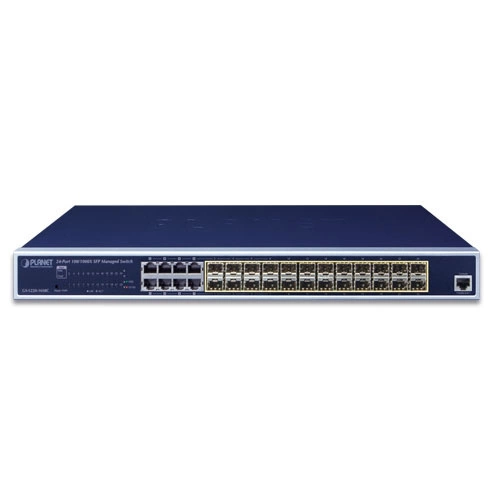 Interruttore Planet GS-5220-16S8C 20x SFP 4x RJ-45/SFP