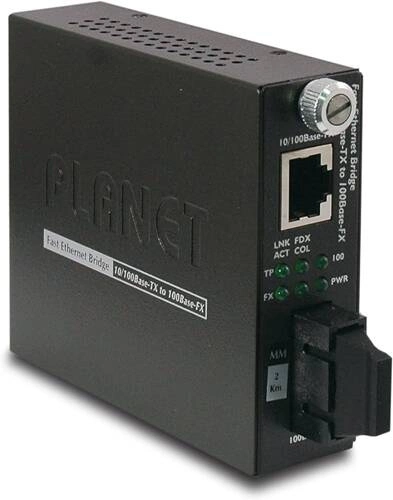 Convertitore multimediale Planet FST-802 1x SFP  1x RJ-45