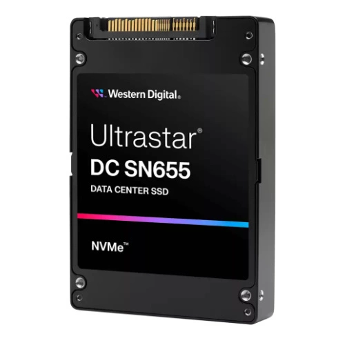 SSD disco Western Digital Ultrastar DC SN655 15,36TB U.3 NVMe PCIe TLC | 0TS2460