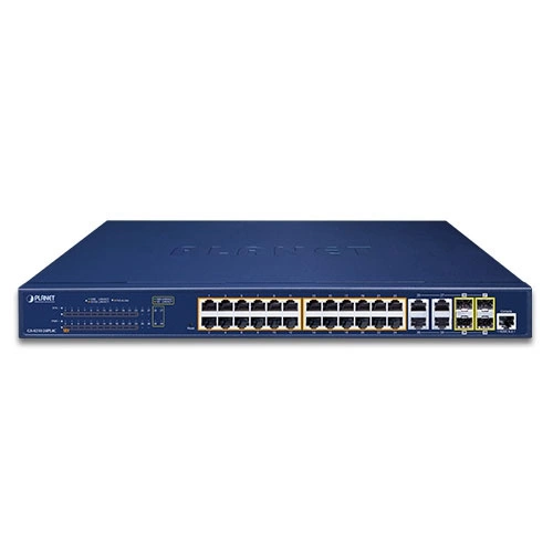 Interruttore Planet GS-4210-24PL4C 24x 1Gb 4x RJ-45/SFP 505 W PoE+