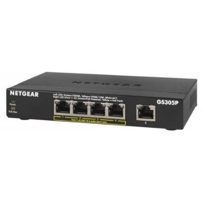 Switch Netgear GS305P-100PES | 128 kB | 10 Gb/s | 5x Ethernet Port
