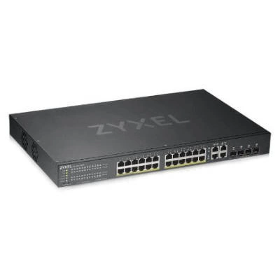 Switch Zyxel GS192024HPV2-EU0101F 24x RJ-45 10/100/1000 Mbps 4x RJ-45/SFP 375 W PoE+