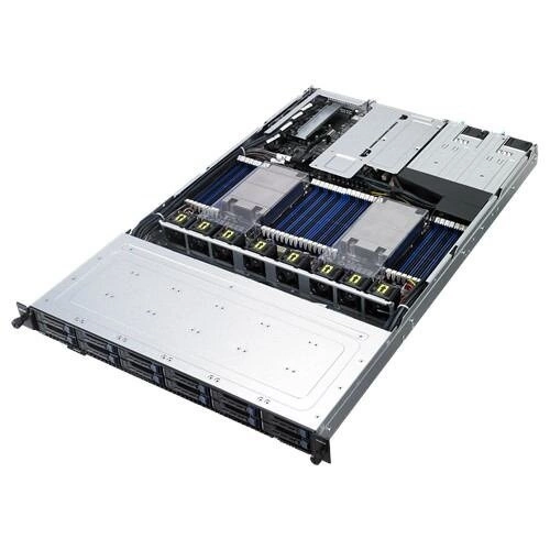 Piattaforma server ASUS 1U RS700A-E9-RS12V2/4NVMe 90SF0061-M01880 AMD x 2 DDR4 x 32 12 x 2.5" SATA/SAS/NVME PSU 1+1