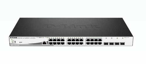 Interruttore D-Link DGS-1210-28MP/E 24x 1Gb 4x RJ-45/SFP 370 W PoE+