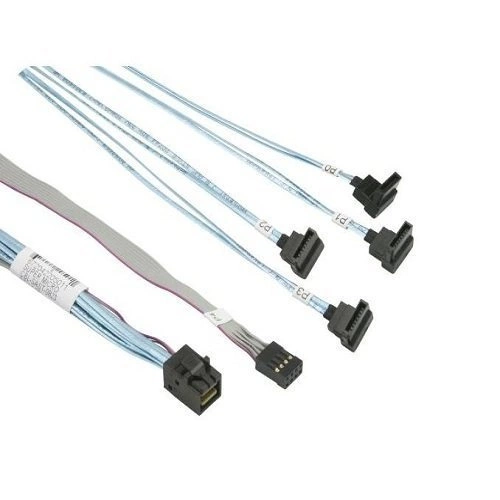 Supermicro Cavo Cross-Over Mini SAS HD to 4 SATA, 0.7m | CBL-SAST-0823