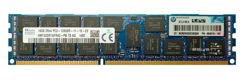 Memoria RAM 1x 16GB Hynix ECC REGISTERED DDR3 2Rx4 1600MHz PC3-12800 RDIMM | HMT42GR7AFR4C-PB