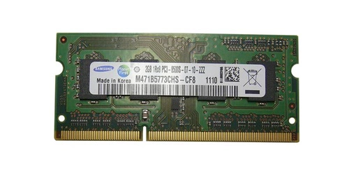 Memoria RAM 1x 2GB Samsung SO-DIMM DDR3 1333MHz PC3-10600 | M471B5773CHS-CF8