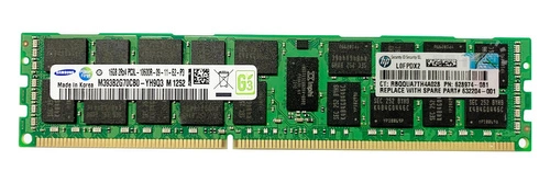 Memoria RAM 1x 16GB Samsung ECC REGISTERED DDR3 2Rx4 1333MHz PC3-10600 RDIMM | M393B2G70CB0-YH9